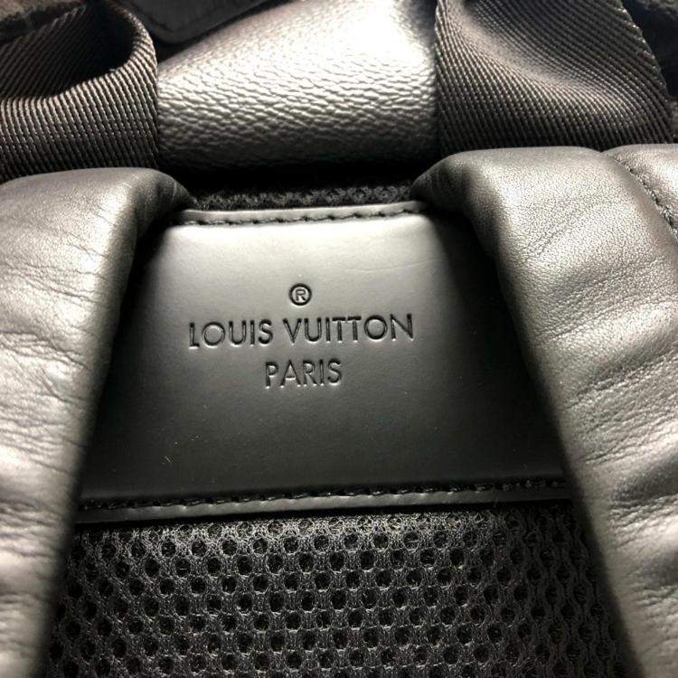 Pre Owned Louis Vuitton Black Eclipse Fragment Backpack