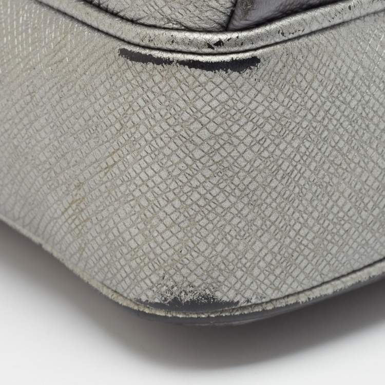 مملوكة مسبقًا Louis Vuitton Gunmetal Taigarama Canvas and Leather Outdoor Messenger Bag