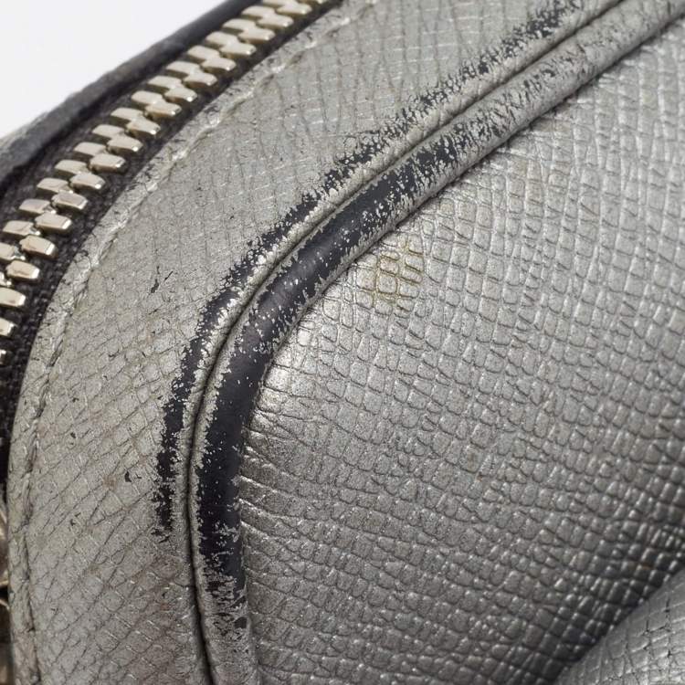 مملوكة مسبقًا Louis Vuitton Gunmetal Taigarama Canvas and Leather Outdoor Messenger Bag
