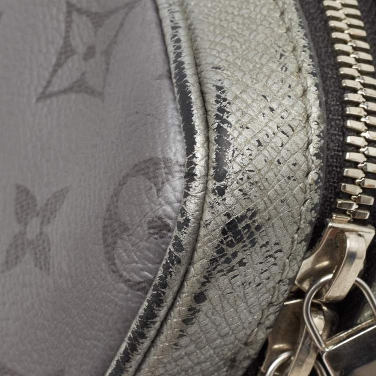 مملوكة مسبقًا Louis Vuitton Gunmetal Taigarama Canvas and Leather Outdoor Messenger Bag