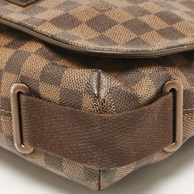 Pre Owned Louis Vuitton Damier Canvas Brooklyn Messenger MM Bag