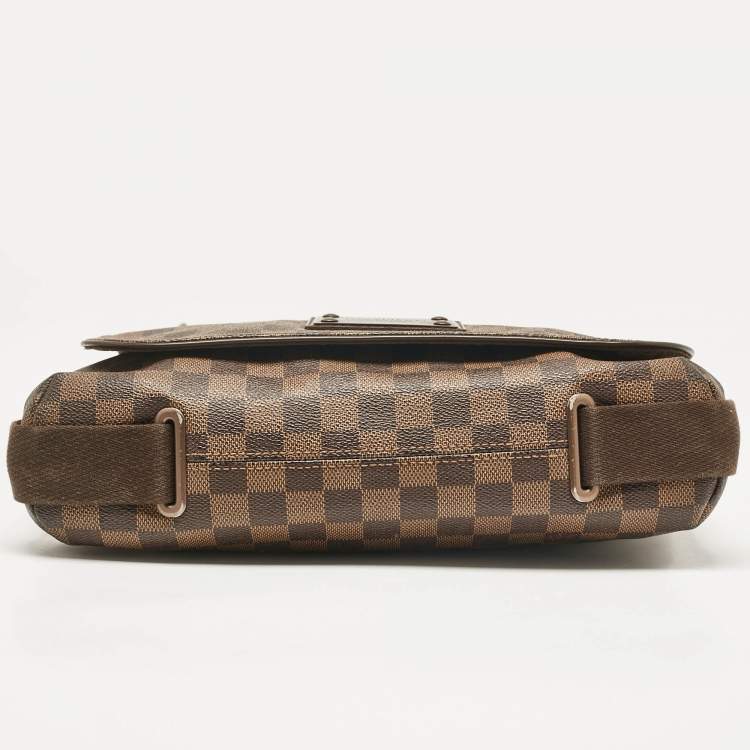 Pre Owned Louis Vuitton Damier Canvas Brooklyn Messenger MM Bag