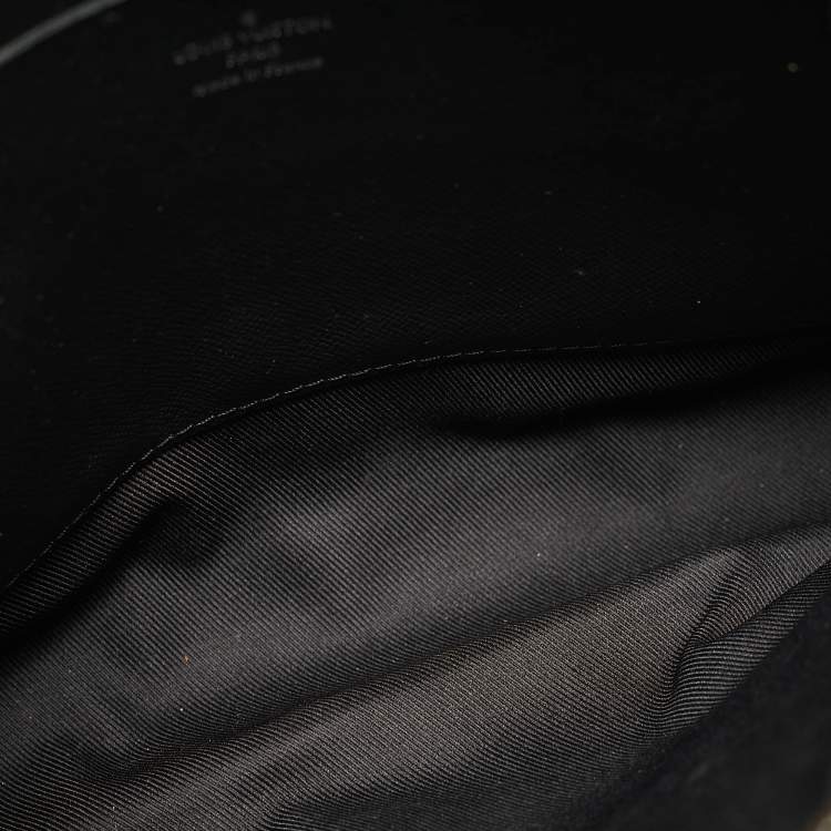 Pre Owned Louis Vuitton Monogram Eclipse Canvas Pochette Voyage MM Bag