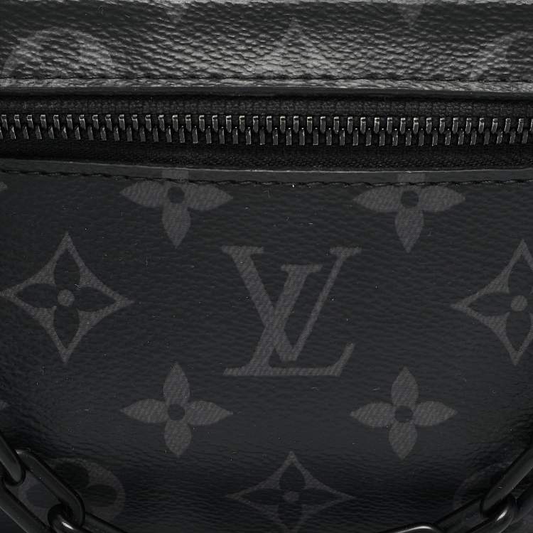 Pre Owned Louis Vuitton Monogram Eclipse Canvas Pochette Volga Bag