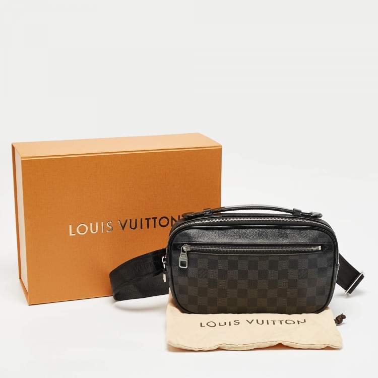Pre Owned Louis Vuitton Damier Graphite Canvas Ambrel Bag
