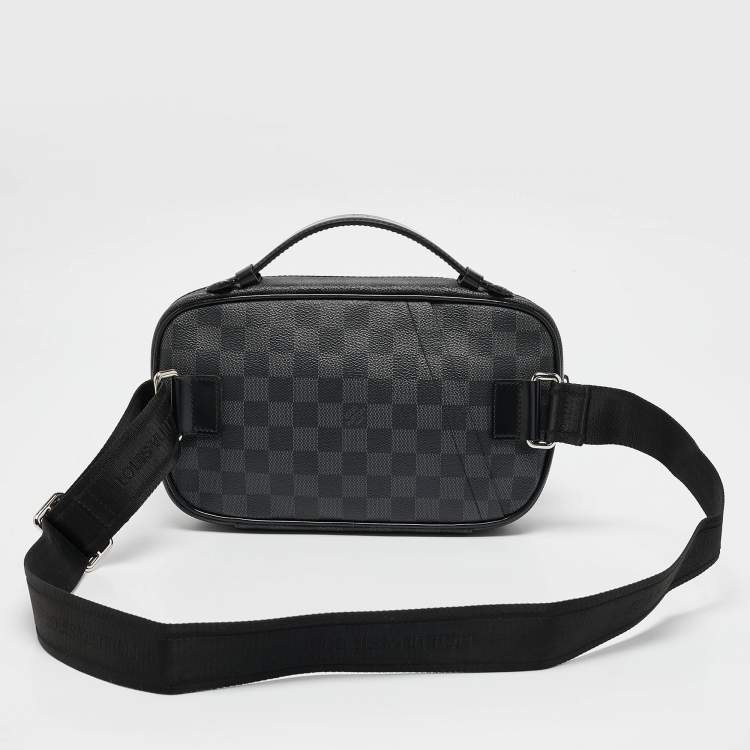 Pre Owned Louis Vuitton Damier Graphite Canvas Ambrel Bag
