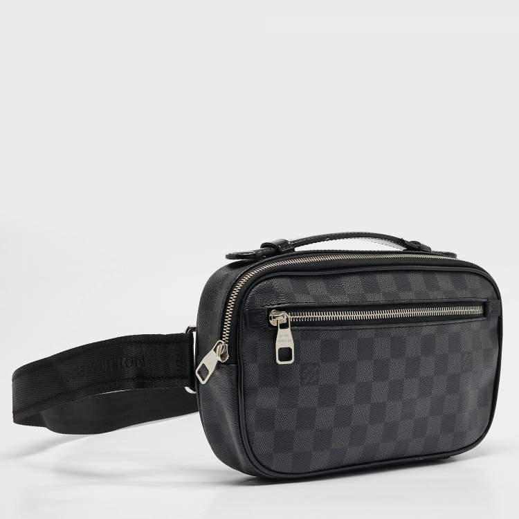 Pre Owned Louis Vuitton Damier Graphite Canvas Ambrel Bag