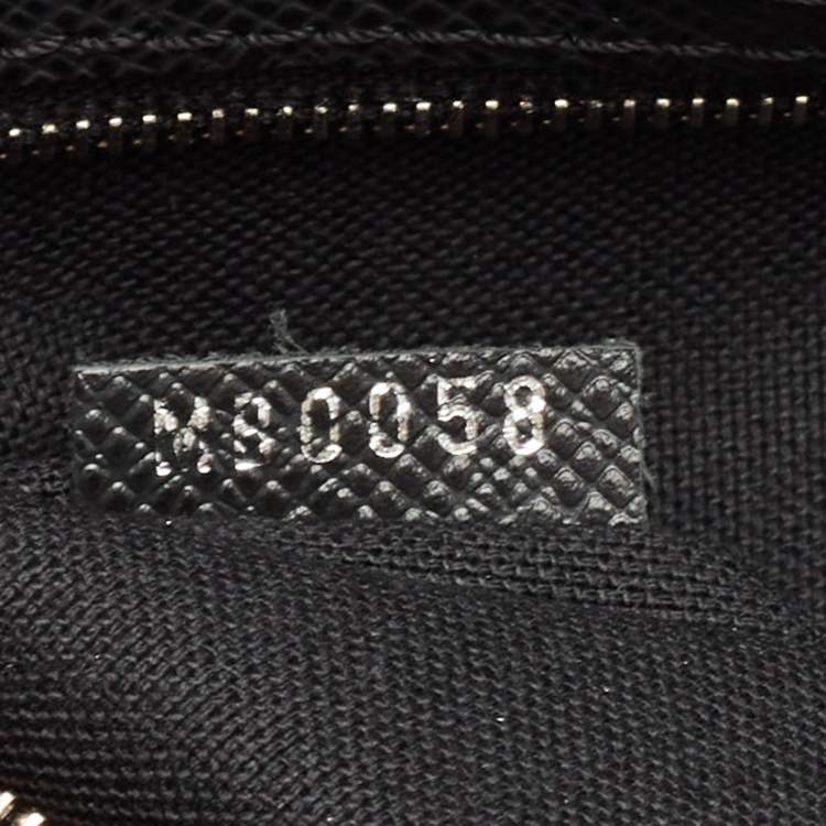 Pre Owned Louis Vuitton Black Taiga Leather Alexander Briefcase