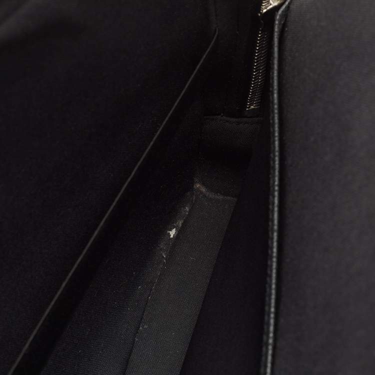 Pre Owned Louis Vuitton Black Taiga Leather Alexander Briefcase