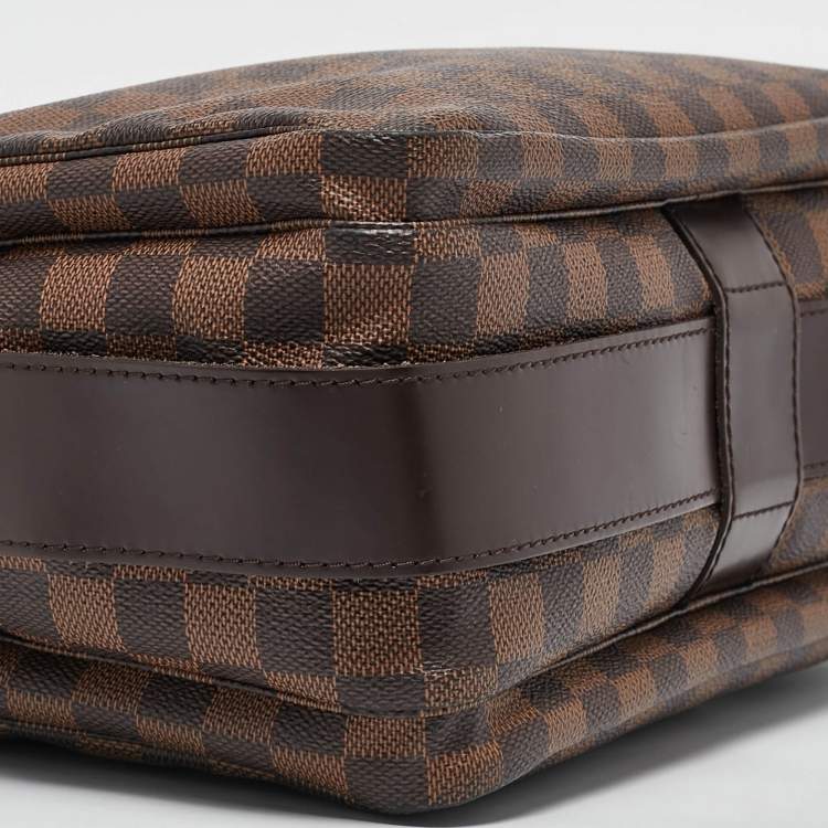 Pre Owned Louis Vuitton Damier Azur Canvas Naviglio Crossbody Bag