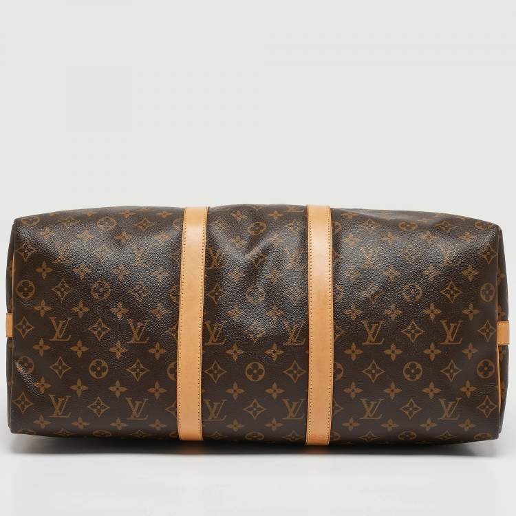 مملوكة مسبقًا Louis Vuitton Monogram Canvas Keepall Bandouliere 50 Bag