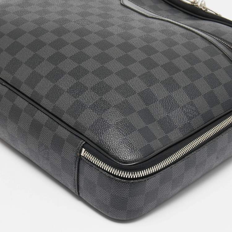 Pre Owned Louis Vuitton Damier Graphite Canvas Steve Briefcase