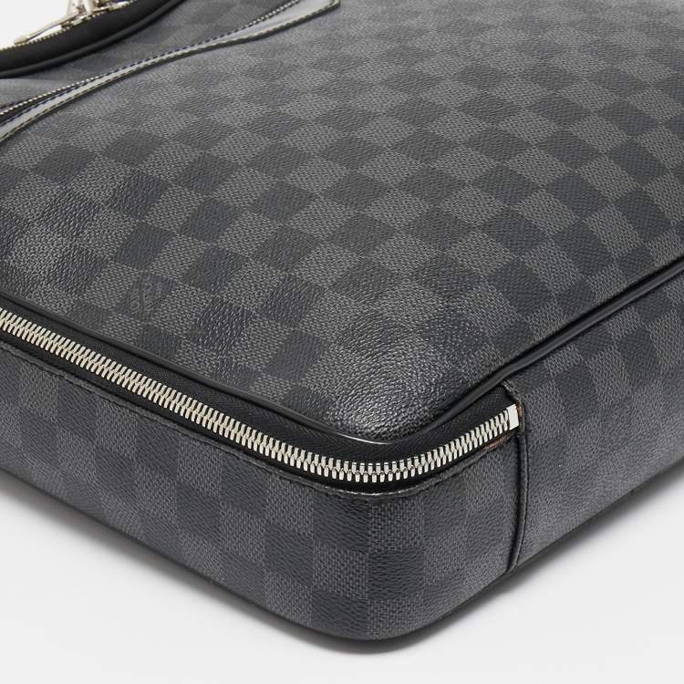 Pre Owned Louis Vuitton Damier Graphite Canvas Steve Briefcase