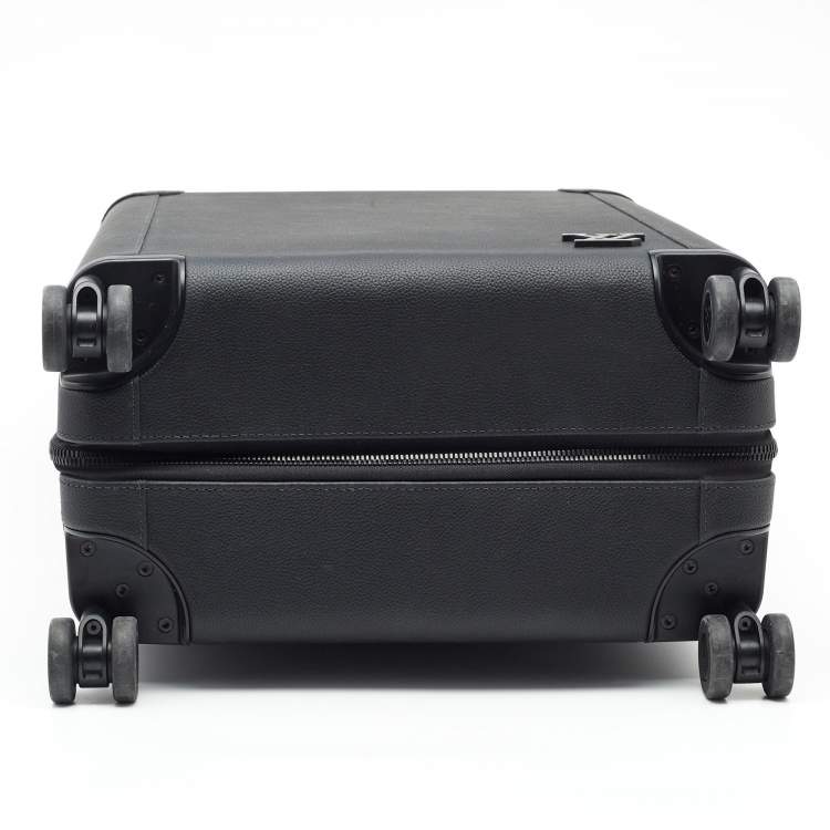 Pre Owned Louis Vuitton Black Taurillon Leather Horizon 55 Suitcase