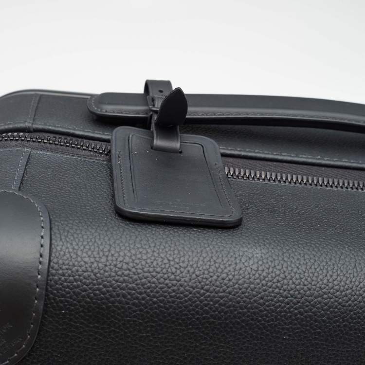 Pre Owned Louis Vuitton Black Taurillon Leather Horizon 55 Suitcase