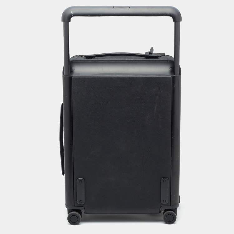 Pre Owned Louis Vuitton Black Taurillon Leather Horizon 55 Suitcase