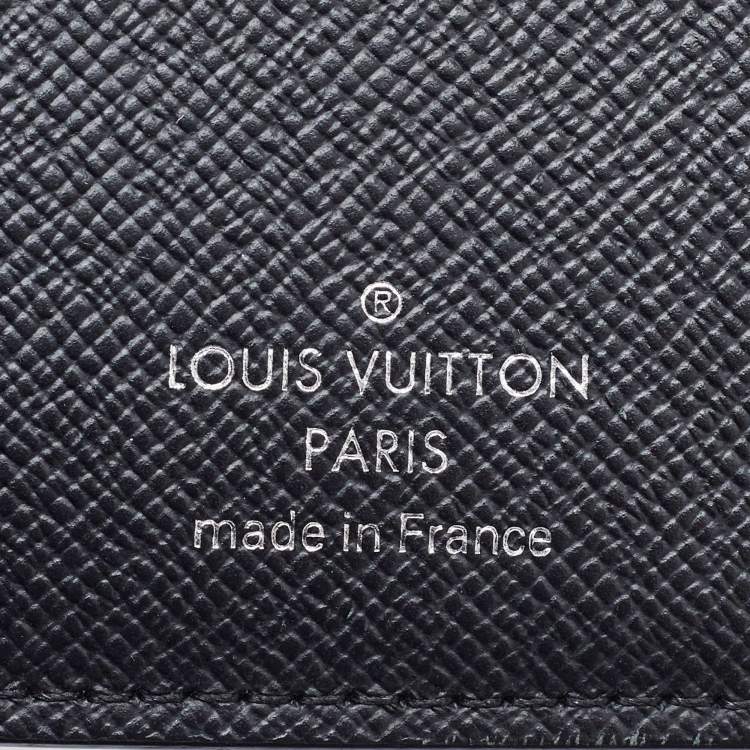 Pre Owned Louis Vuitton Monogram Eclipse Canvas Brazza Wallet
