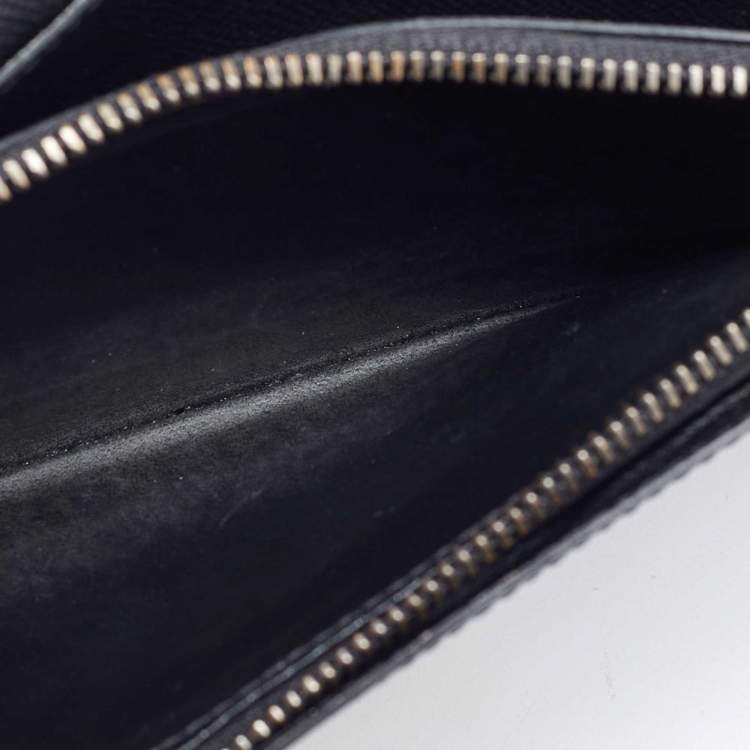 Pre Owned Louis Vuitton Monogram Eclipse Canvas Brazza Wallet