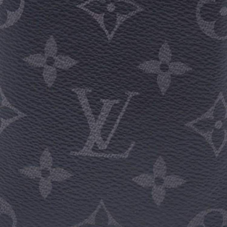Pre Owned Louis Vuitton Monogram Eclipse Canvas Brazza Wallet