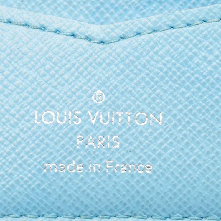 Pre Owned Louis Vuitton Damier Graphite Canvas Animal Slender Wallet