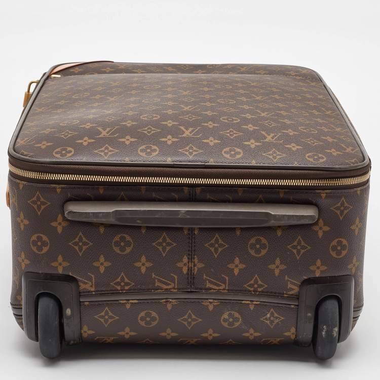 Pre Owned Louis Vuitton Monogram Canvas Business Pegase Legere 55 Luggage