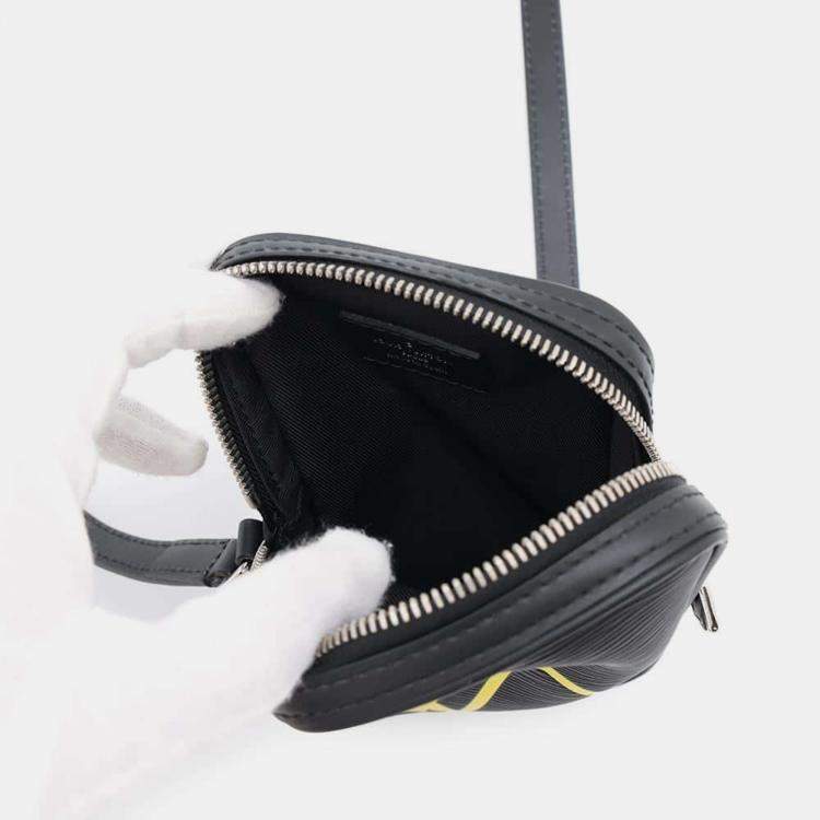 Pre Owned Louis Vuitton Noir Epi Leather Danube Lv Circle PM Bag
