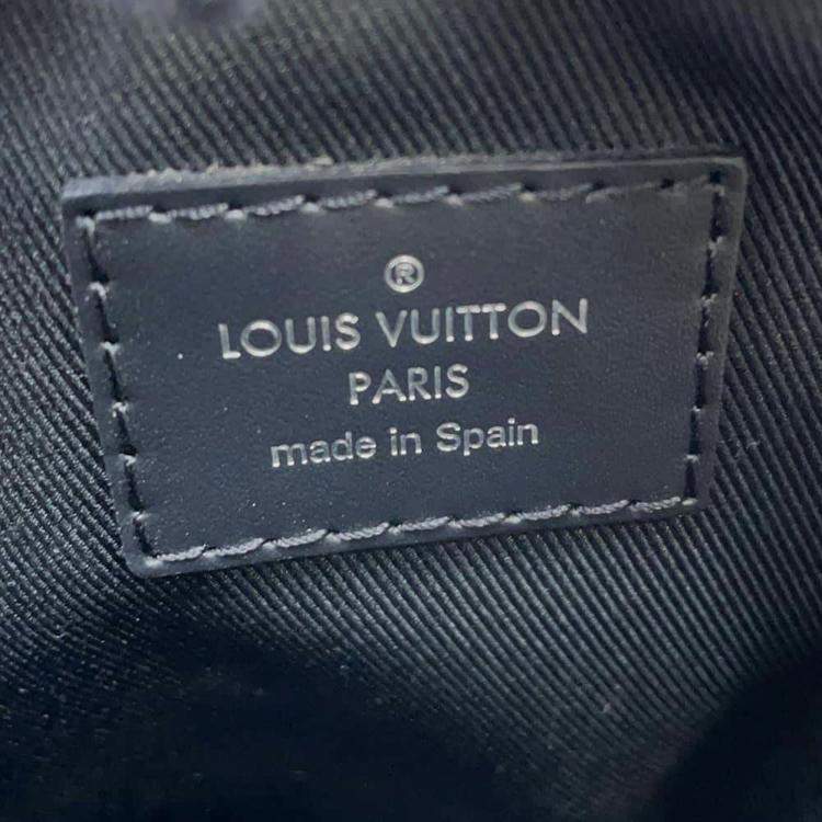 Pre Owned Louis Vuitton Noir Epi Leather Danube Lv Circle PM Bag