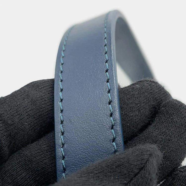 Pre Owned Louis Vuitton Blue Monogram Aqua Garden Mini Soft Trunk Bag