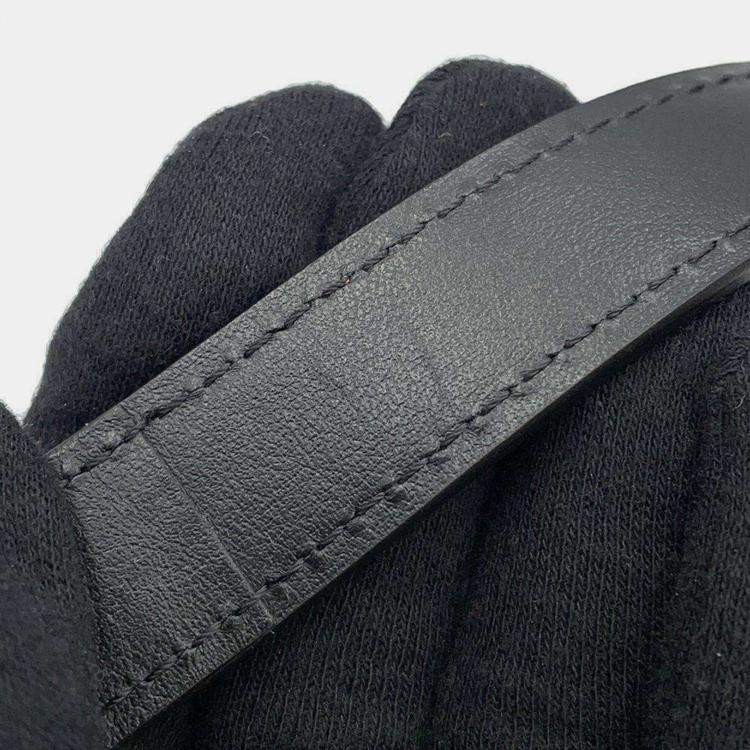 Pre Owned Louis Vuitton Noir Monogram Eclipse Mini Soft Trunk  Bag