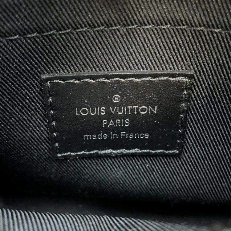 Pre Owned Louis Vuitton Noir Monogram Eclipse Mini Soft Trunk  Bag