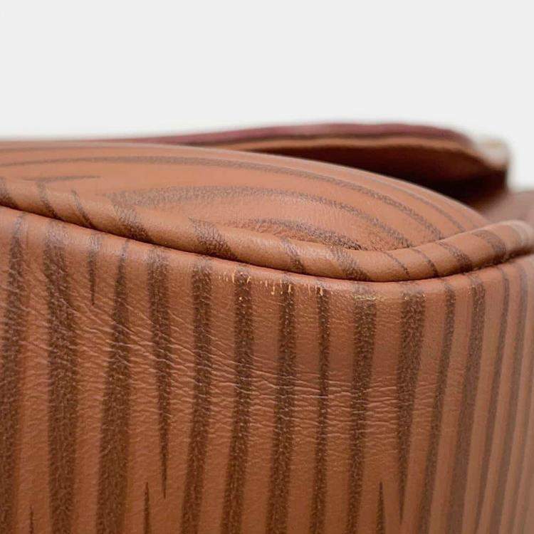 Pre Owned  Louis Vuitton Brown Epi Xl Montsouris Messenger Bag