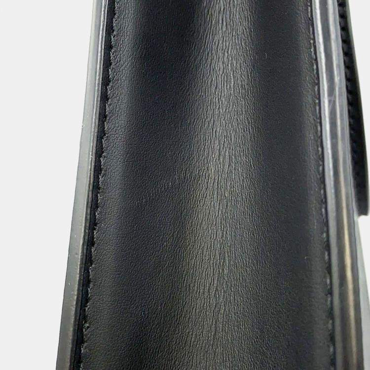Pre Owned Louis Vuitton Noir Monogram Eclipse Sac Plat Bag