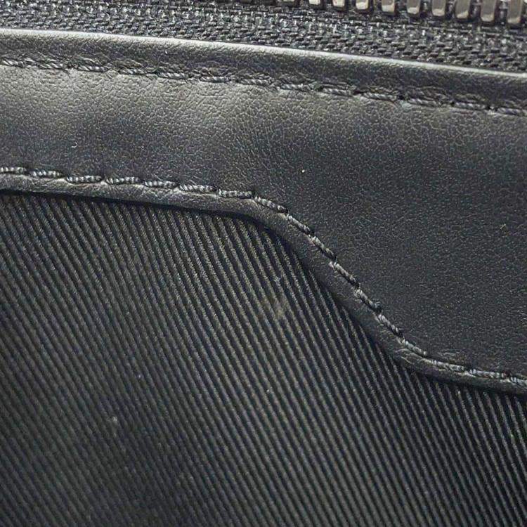Pre Owned Louis Vuitton Noir Monogram Eclipse Sac Plat Bag