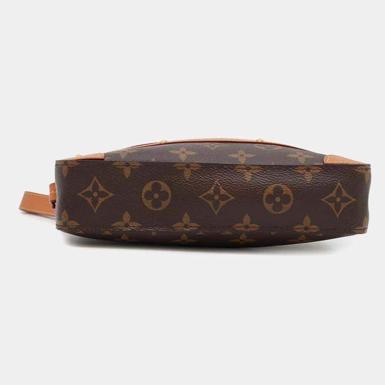 Pre Owned Louis Vuitton Brown Monogram Soft Trunk Posh Bag