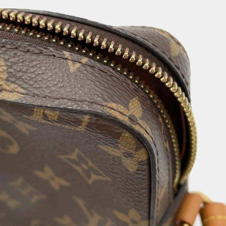 Pre Owned Louis Vuitton Brown Monogram Soft Trunk Posh Bag