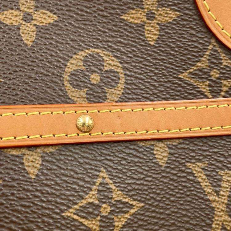 Pre Owned Louis Vuitton Brown Monogram Soft Trunk Posh Bag