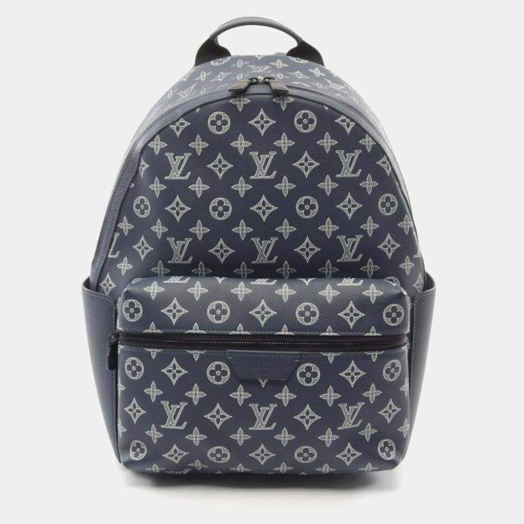 Pre Owned Louis Vuitton Navy Monogram Canvas Discovery Backpack 