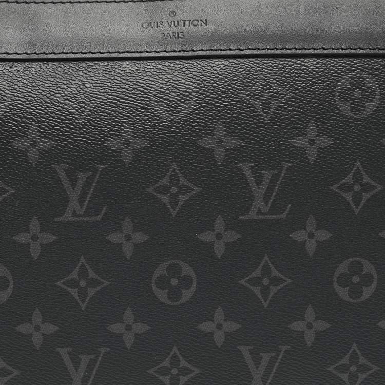 Pre Owned Louis Vuitton Monogram Eclipse Canvas Discovery GM Pochette