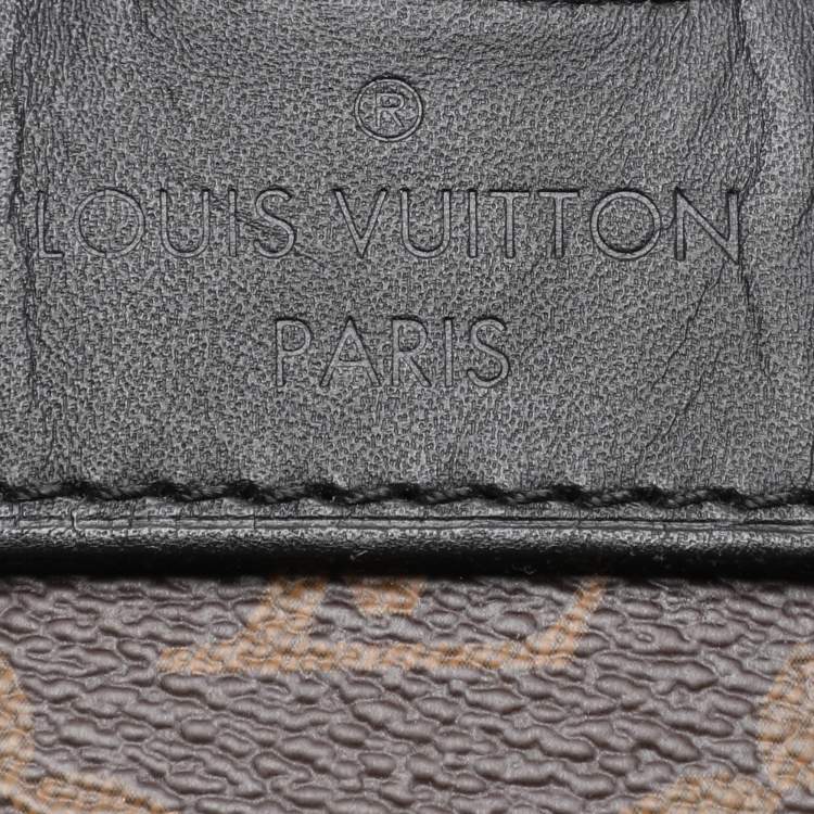 Pre Owned Louis Vuitton Monogram Macassar Canvas PM Christopher Backpack