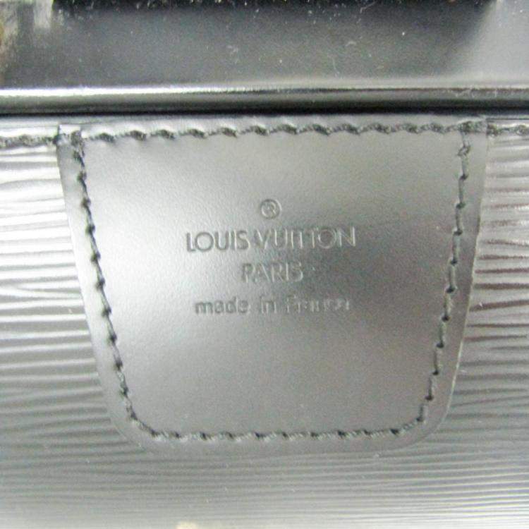 Pre Owned Louis Vuitton Black/Noir Epi Leather Serviette Fermoir Briefcase