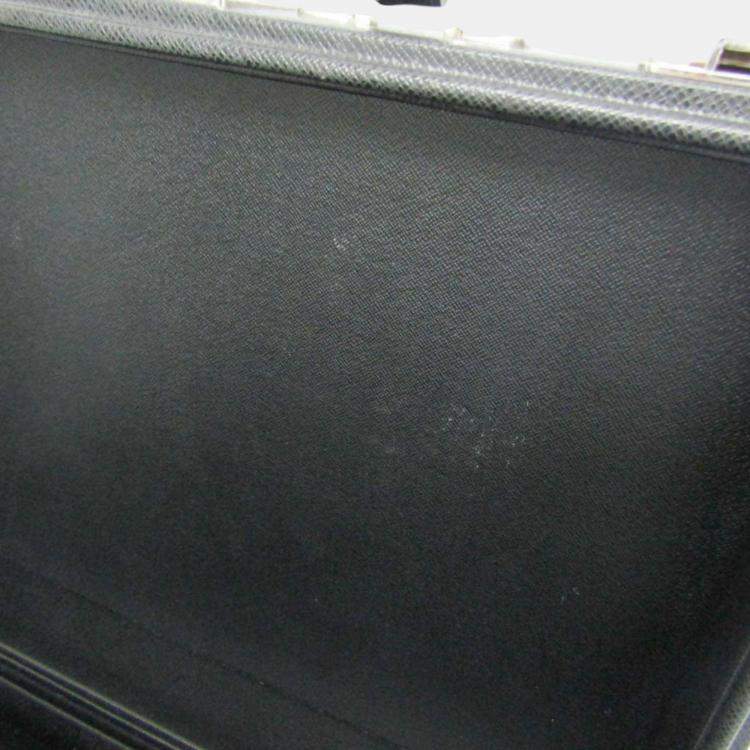 Pre Owned Louis Vuitton Black/Ardoise Taiga Leather Diplomat Attache Case