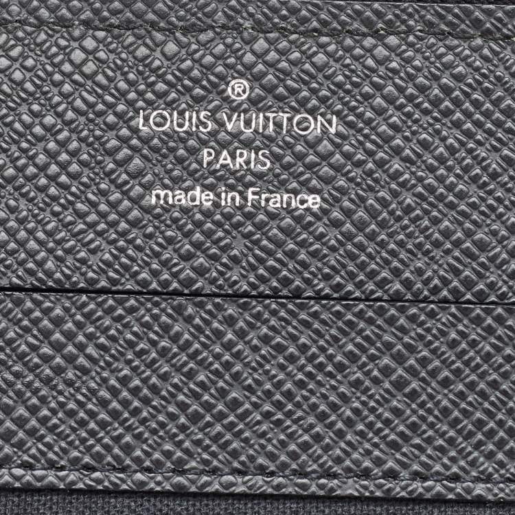 Pre Owned Louis Vuitton Ardoise Taiga Leather Vladimir Business Portfolio
