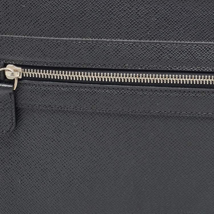 Pre Owned Louis Vuitton Ardoise Taiga Leather Vladimir Business Portfolio