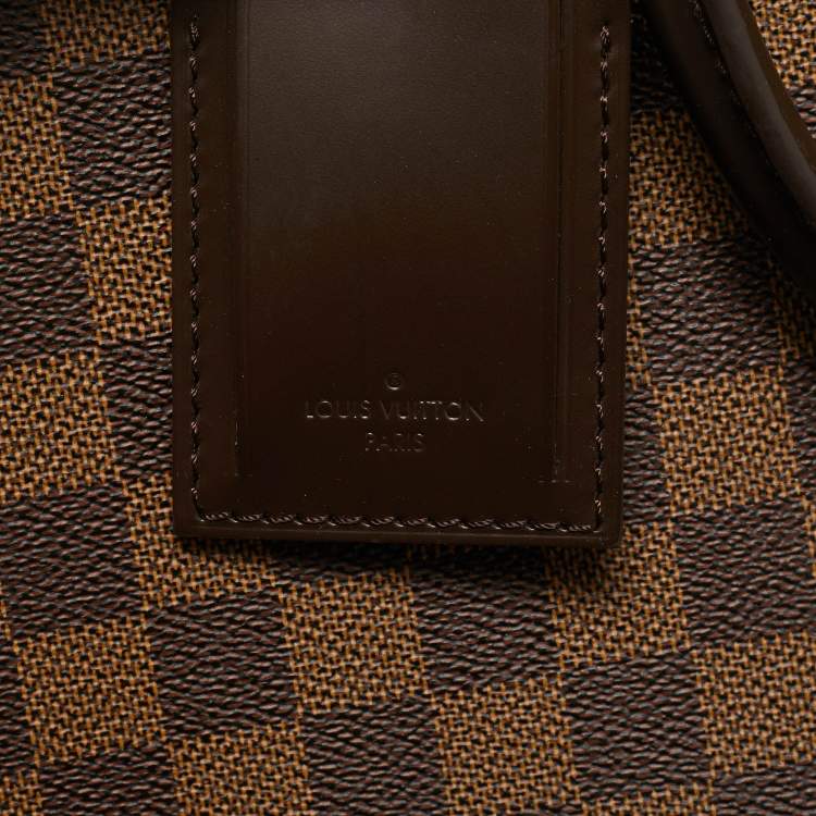 Pre Owned Louis Vuitton Damier Ebene Canvas Porte Documents Voyage Briefcase GM Bag