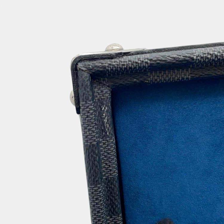 Pre Owned Louis Vuitton Black Damier Graphite Coffret 8 Montor  Bag