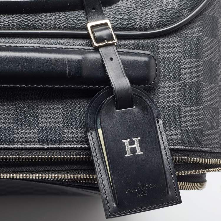 Pre Owned Louis Vuitton Damier Graphite Canvas Business Pegase Legere 55 Luggage