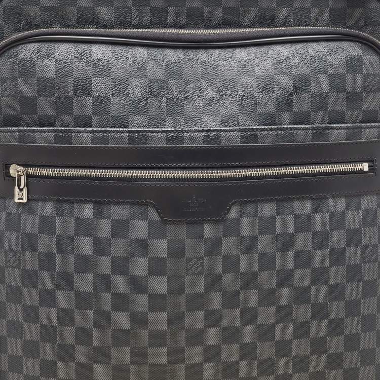 Pre Owned Louis Vuitton Damier Graphite Canvas Business Pegase Legere 55 Luggage