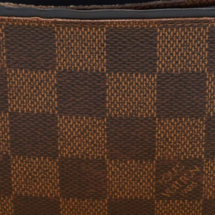 Pre Owned Louis Vuitton Damiere Ebene Canvas Multiple Wallet