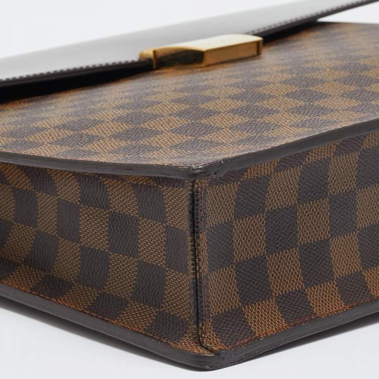 Pre Owned Louis Vuitton Damier Ebene Canvas Altona Briefcase GM