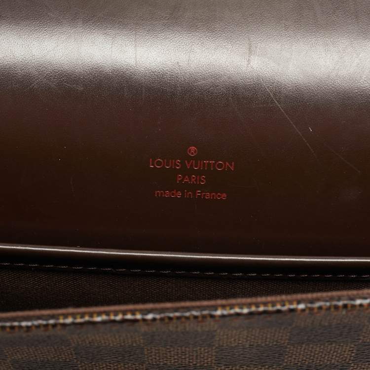 Pre Owned Louis Vuitton Damier Ebene Canvas Altona Briefcase GM